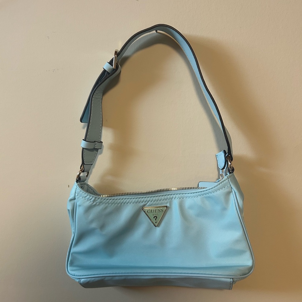 Guess Sky Blue Shoulder Bag